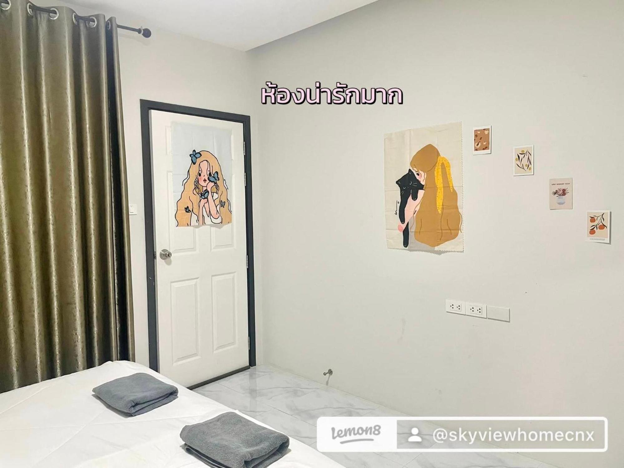 Sky View Home And Hostel Chiangmai Chiang Mai Bagian luar foto